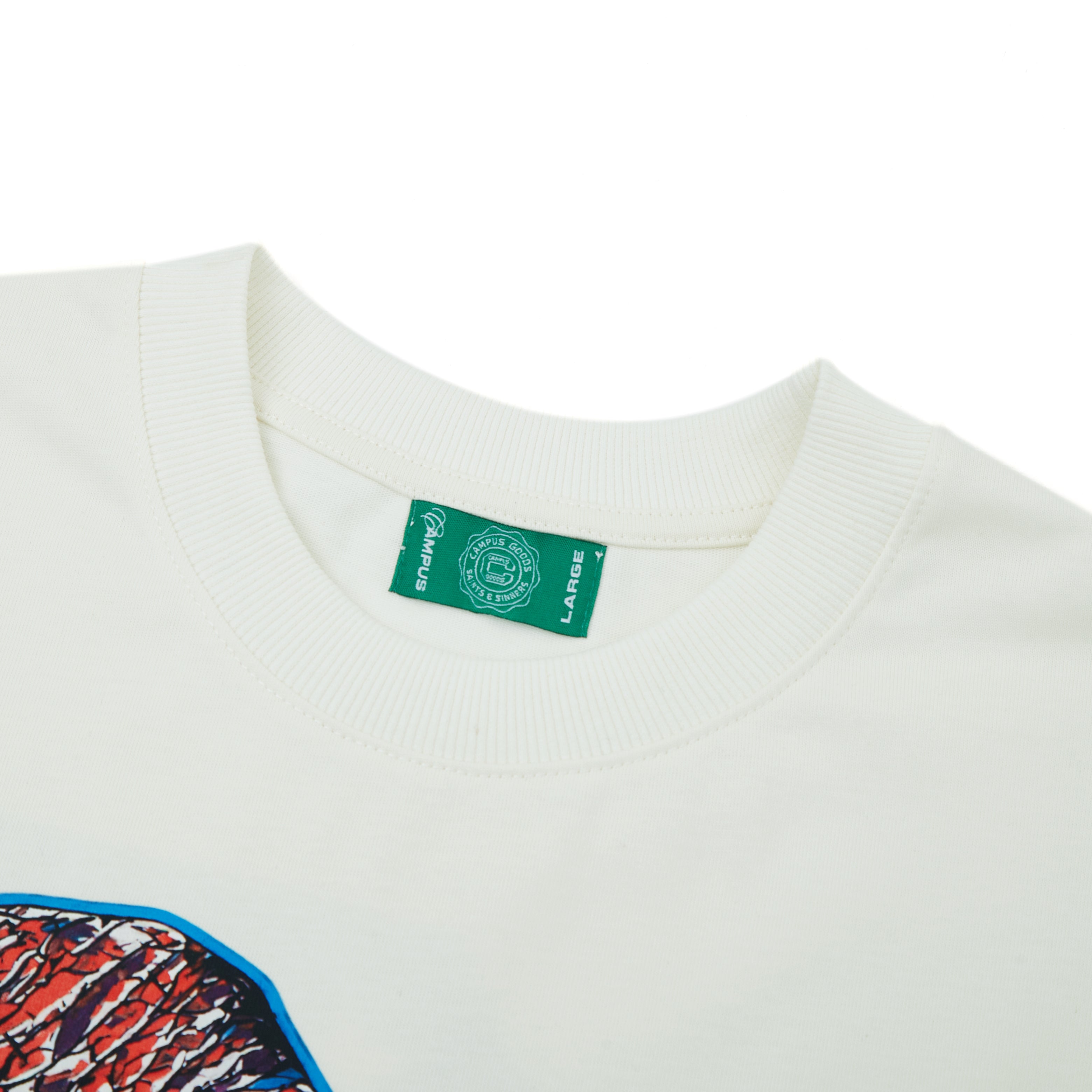 Motor Sports Crop Tee (Cream)